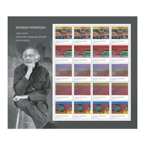 Forever Stamps 2022 George Morrison – Cultural Heritage Art Collection, First-Class Postage