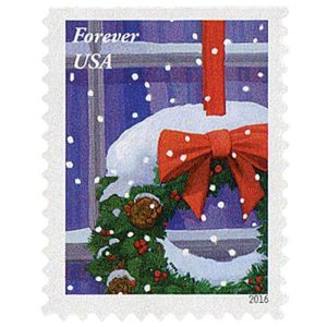 Forever Stamps 2016 Holiday Windows – Festive Season, First-Class Postage