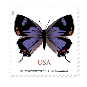 $1.12 Stamps 2021 Colorado Hairstreak Butterfly – Non-Machinable Surcharge, First-Class Rate