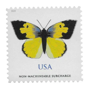 NOT Forever Stamp-$1.12 Stamps 2019 California Dogface Butterfly – Non-Machinable Surcharge, First-Class Rate